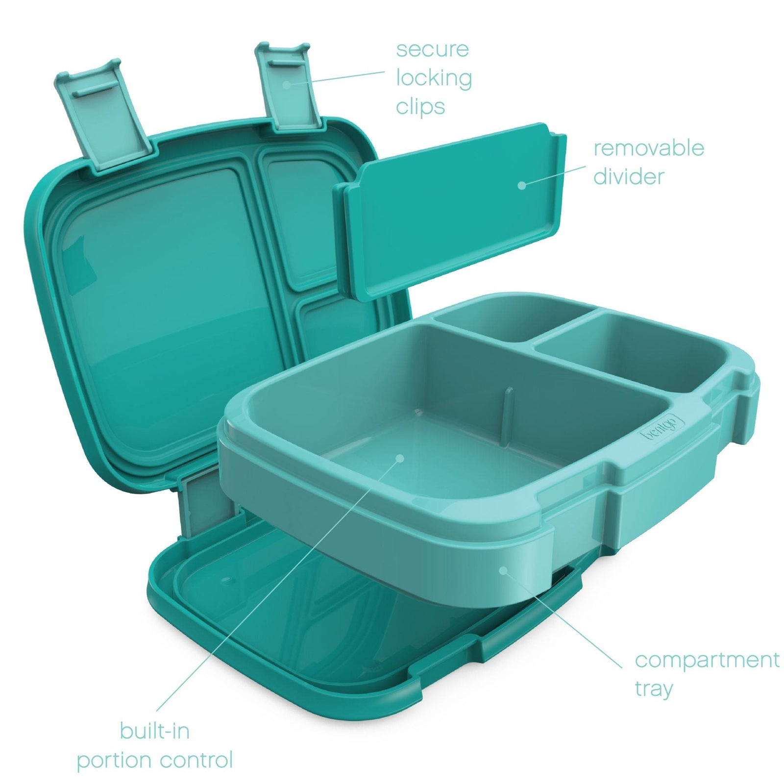Bentgo Fresh Versatile Bento Box | Adjustable 3-4 Compartment