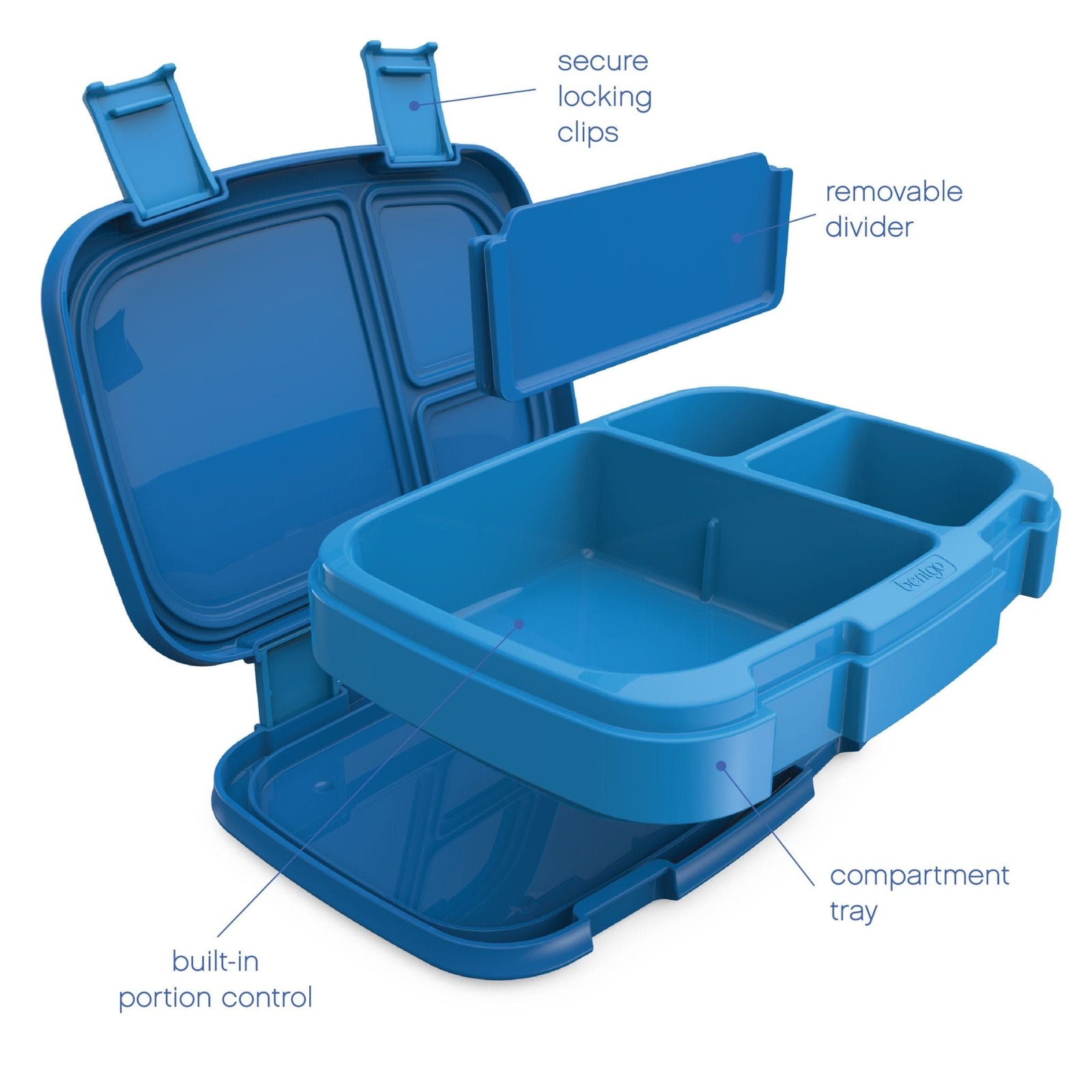 Bentgo Fresh Versatile Bento Box | Adjustable 3-4 Compartment