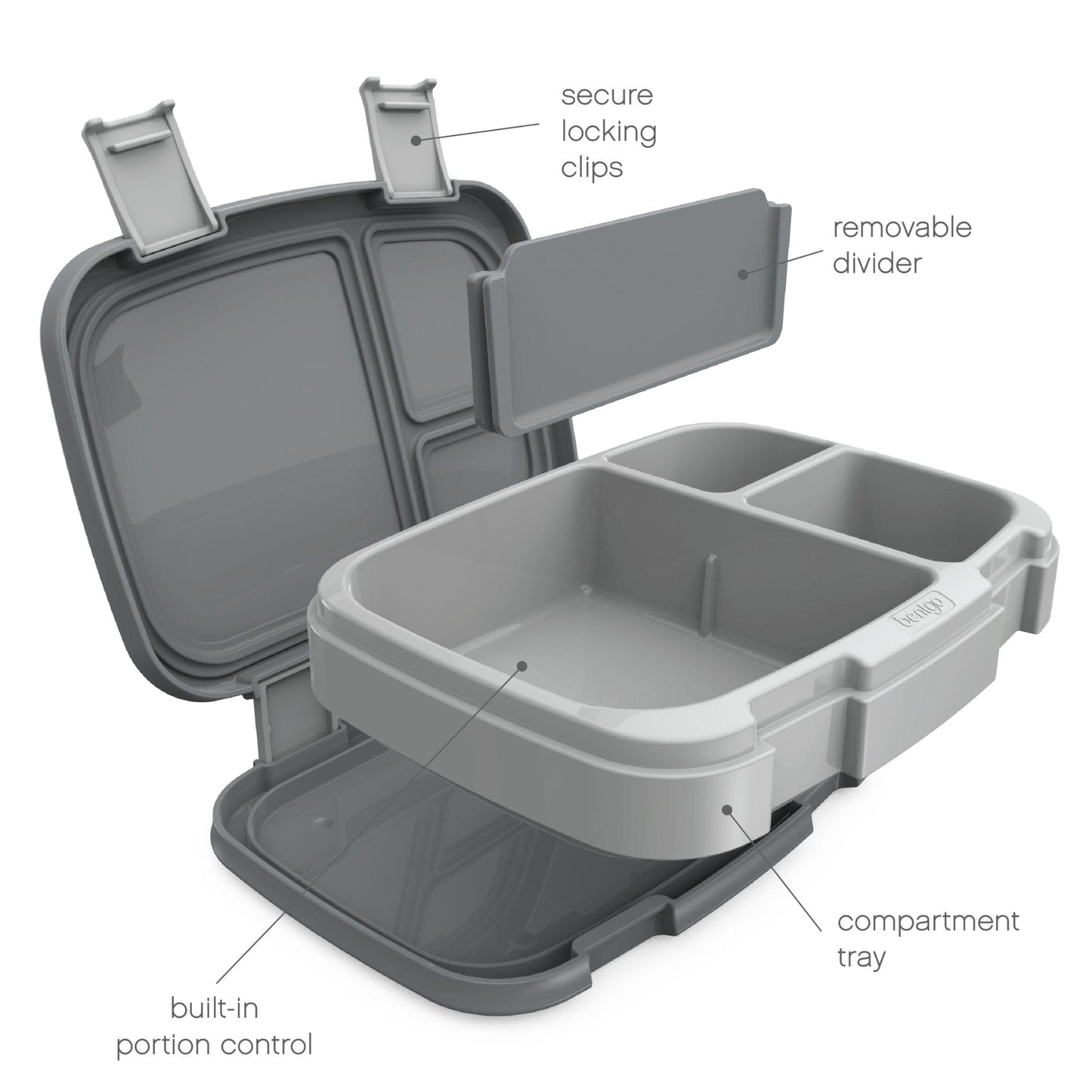 Bentgo Fresh Three Compartment Leakproof Lunch Box