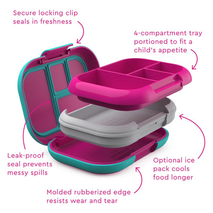 Bentgo Kids Chill Four Compartment Leakproof Lunch Box