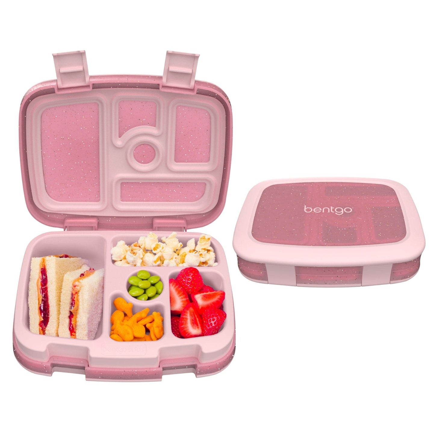 Bentgo Kids Glitter Edition Five Compartment Leakproof Bento Lunch Box