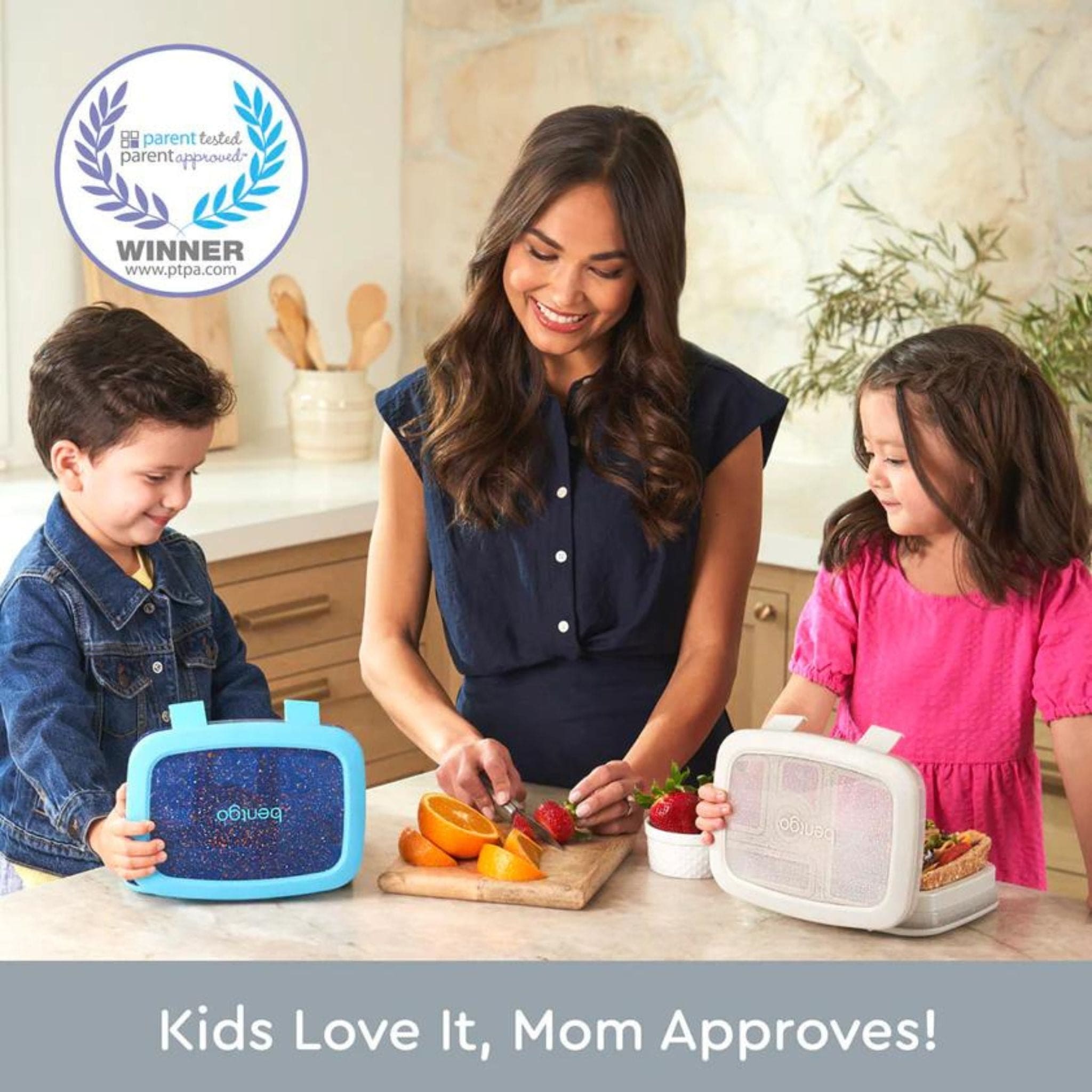 Bentgo Kids Glitter Edition Five Compartment Leakproof Bento Lunch Box