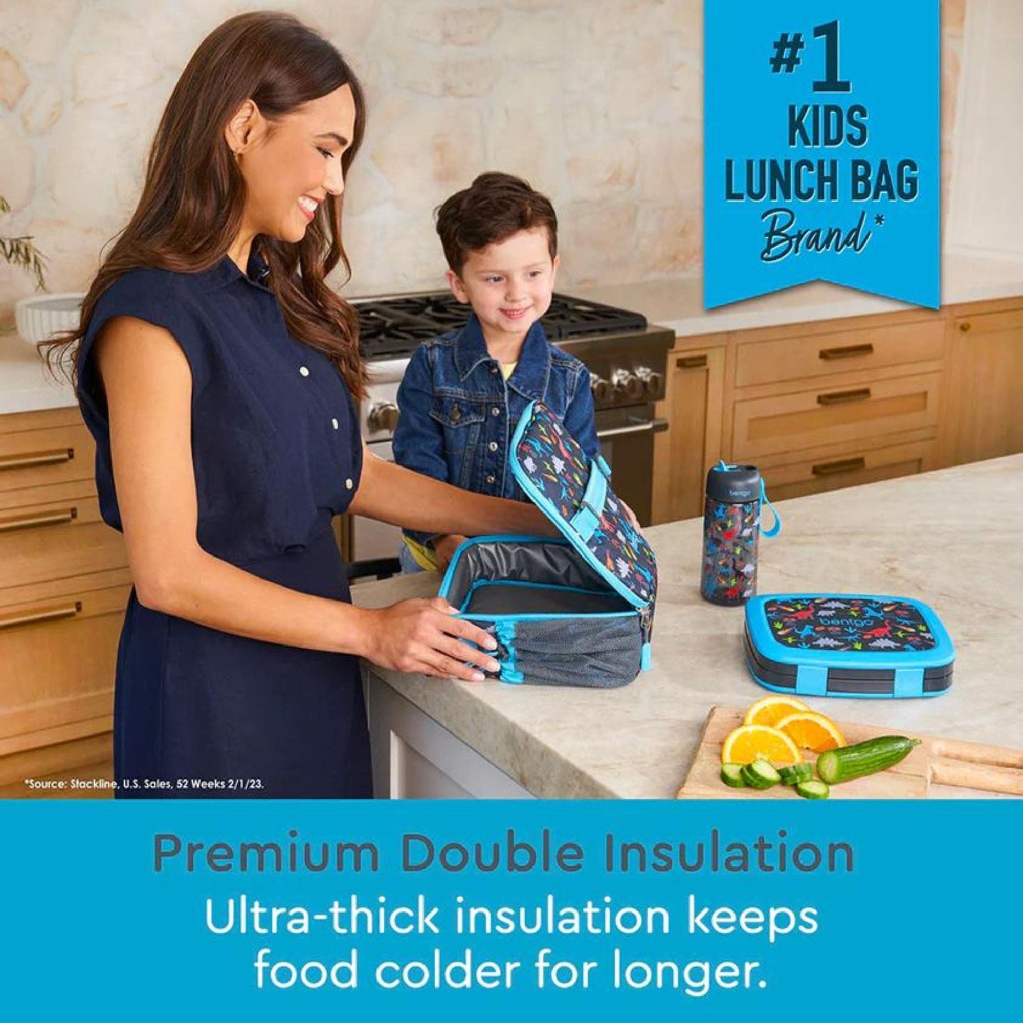 Bentgo Kids Prints Double Insulated Water-Resistant Lunch Bag