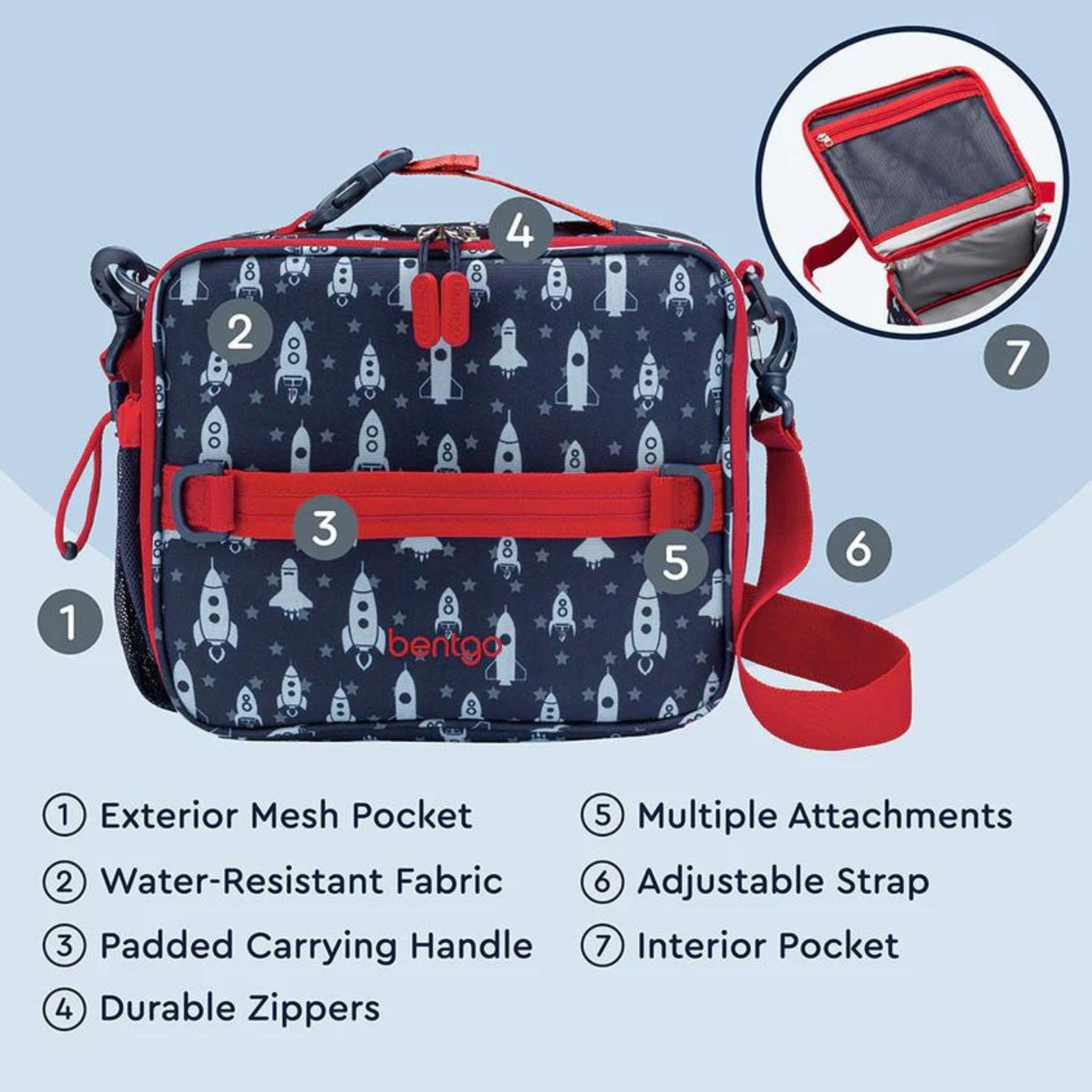Bentgo Kids Prints Double Insulated Water-Resistant Lunch Bag