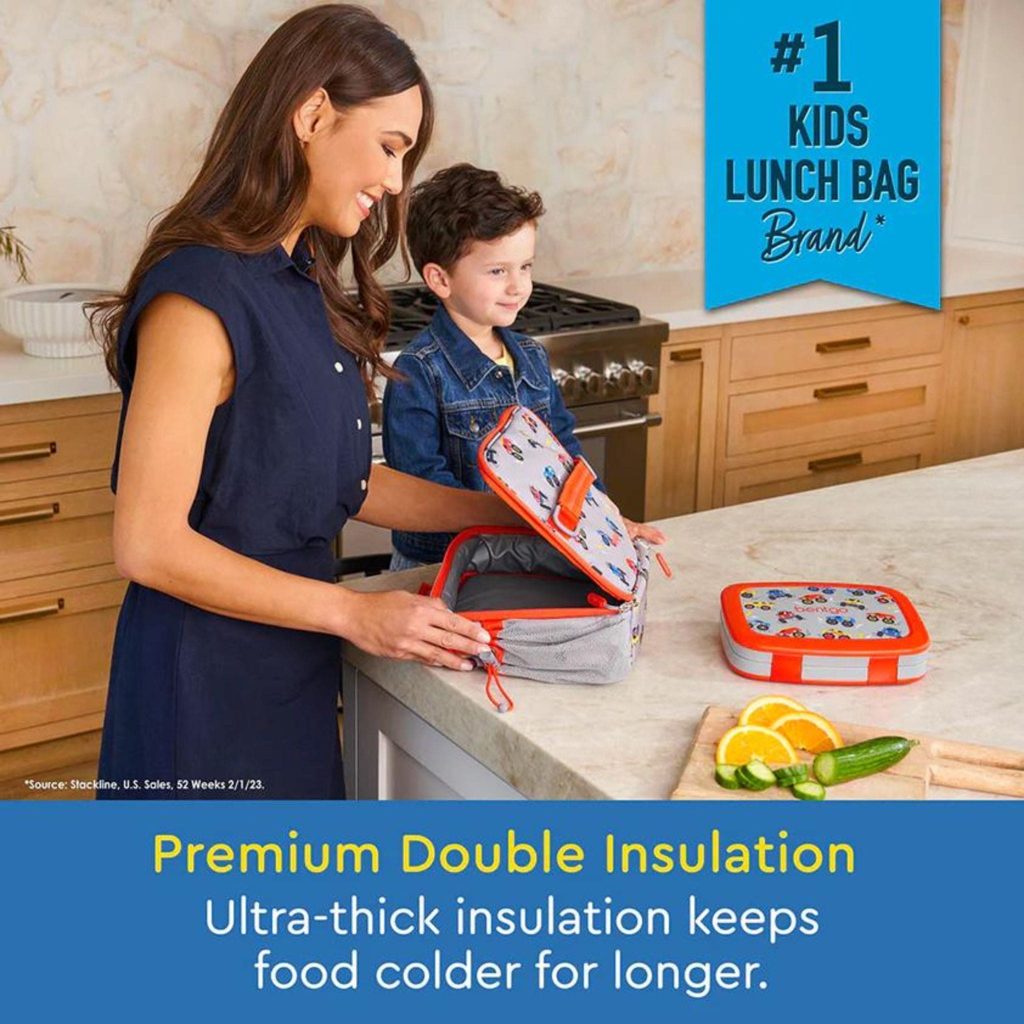 Bentgo Kids Prints Double Insulated Water-Resistant Lunch Bag