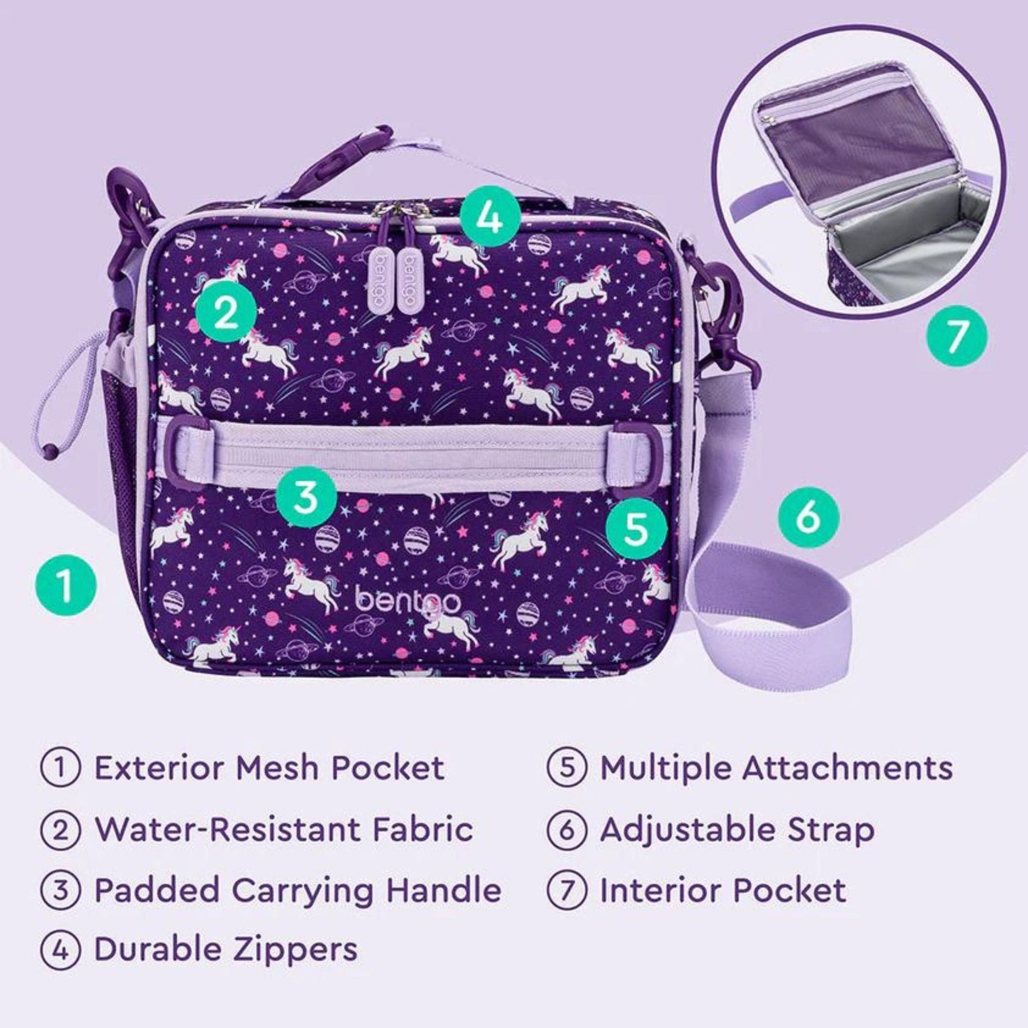 Bentgo Kids Prints Double Insulated Water-Resistant Lunch Bag