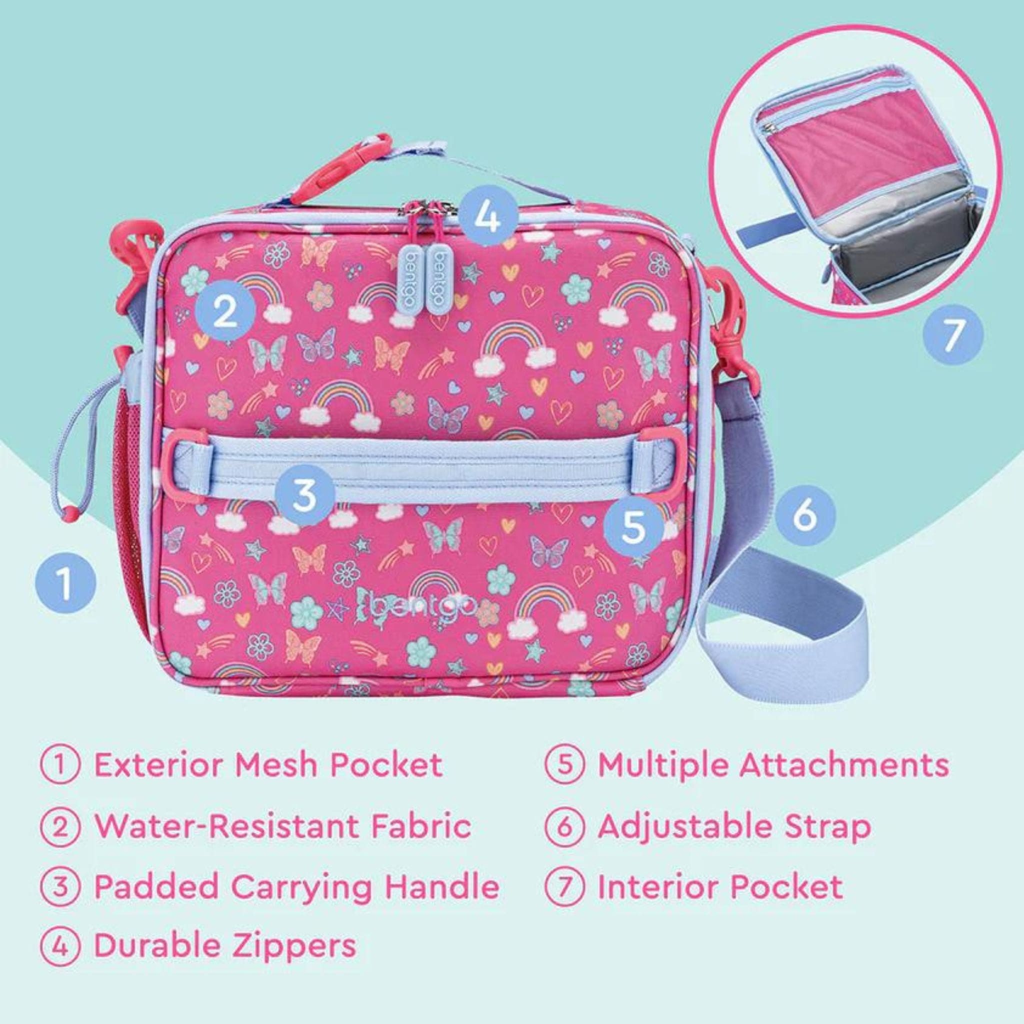 Bentgo Kids Prints Double Insulated Water-Resistant Lunch Bag