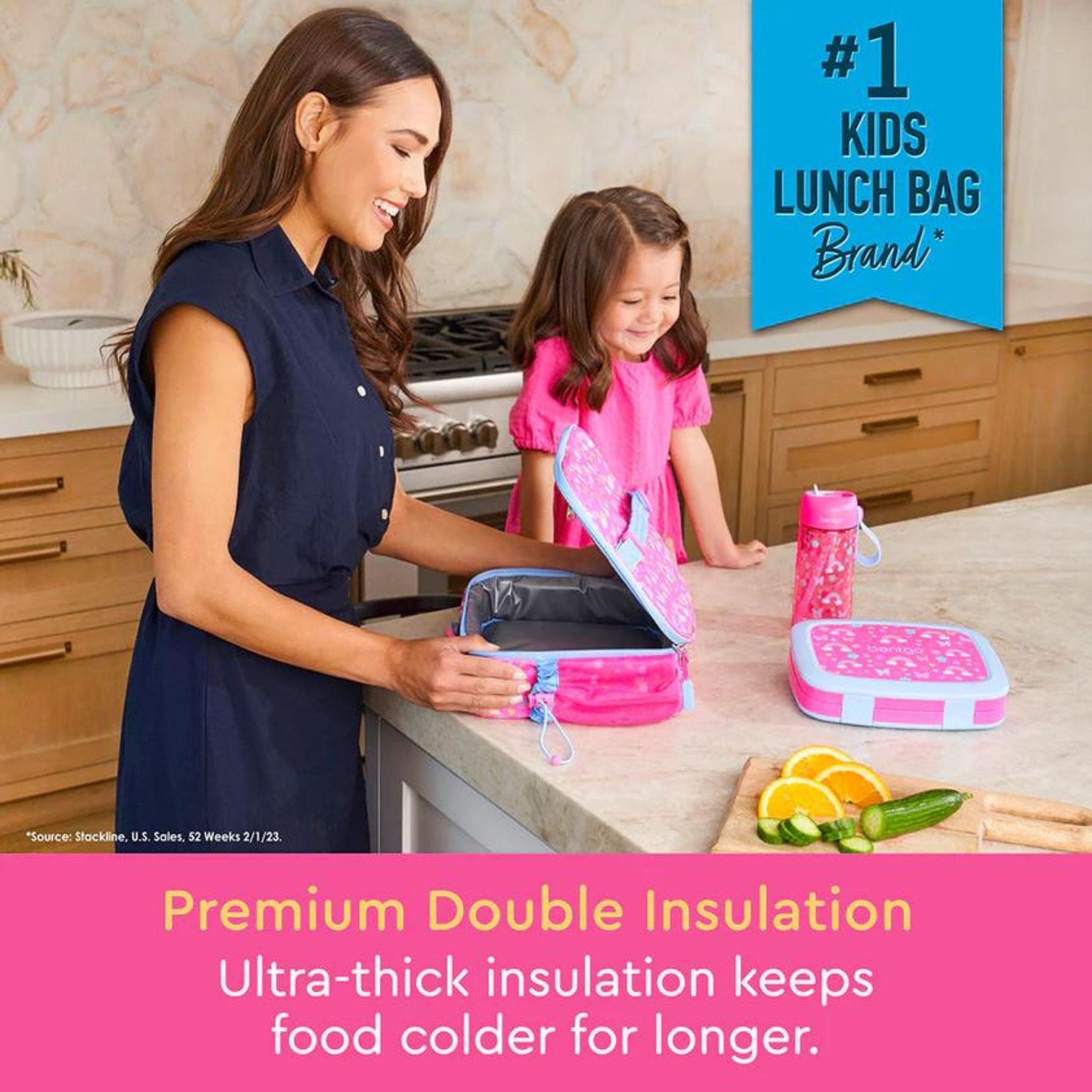 Bentgo Kids Prints Double Insulated Water-Resistant Lunch Bag