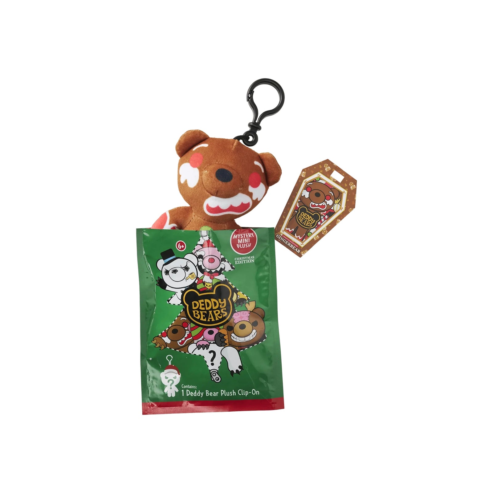 Deddy Bears Christmas Mystery Blind Bag | Spooky Holiday Clip-On