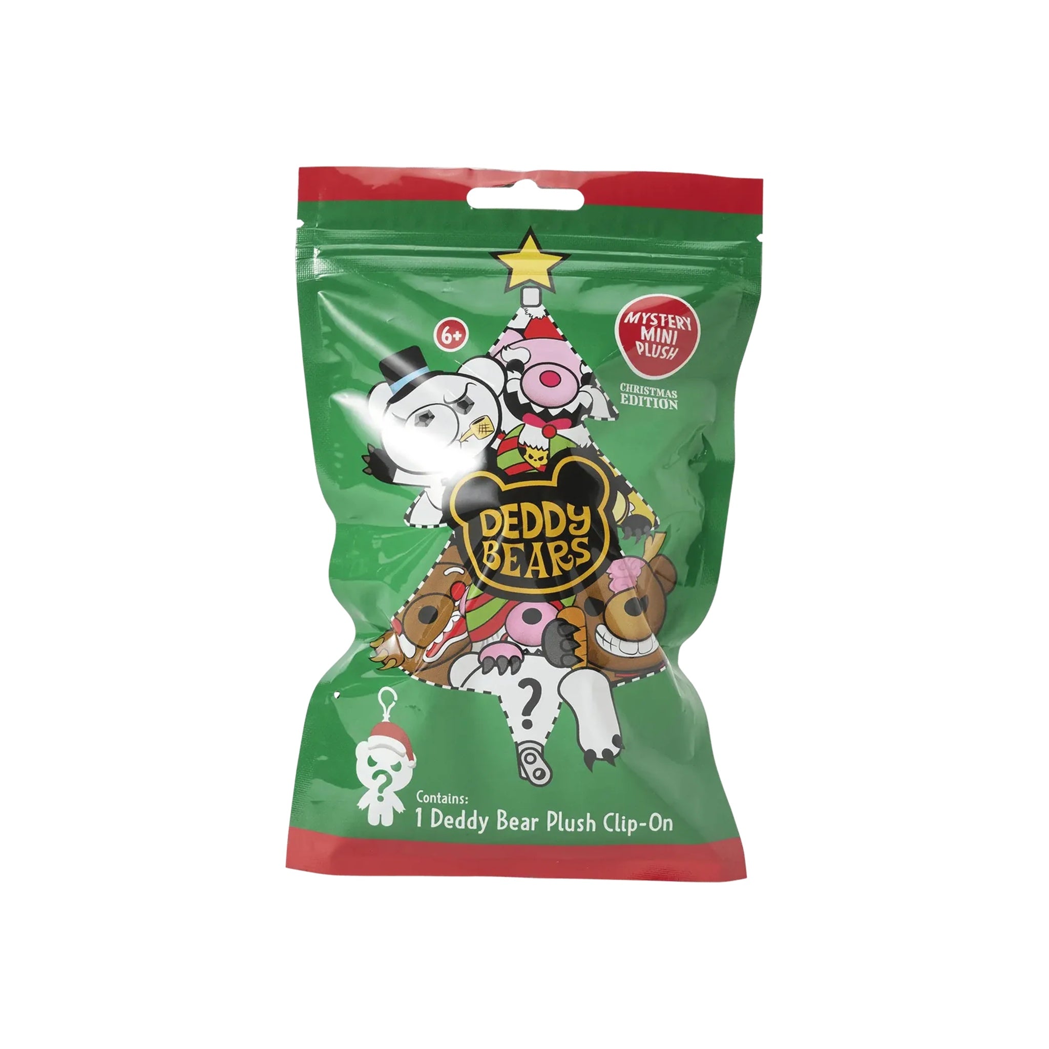 Deddy Bears Christmas Mystery Blind Bag | Spooky Holiday Clip-On