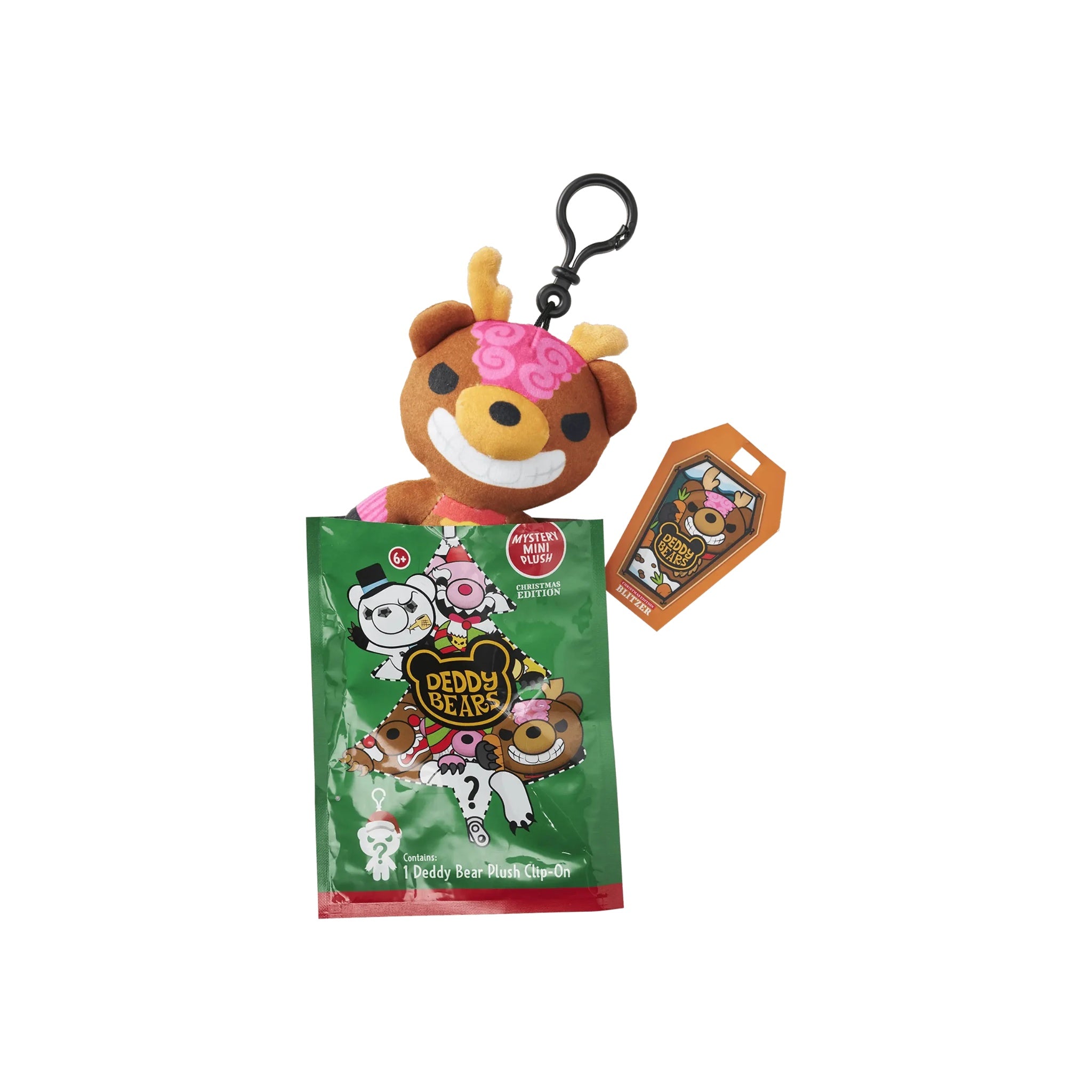 Deddy Bears Christmas Mystery Blind Bag | Spooky Holiday Clip-On