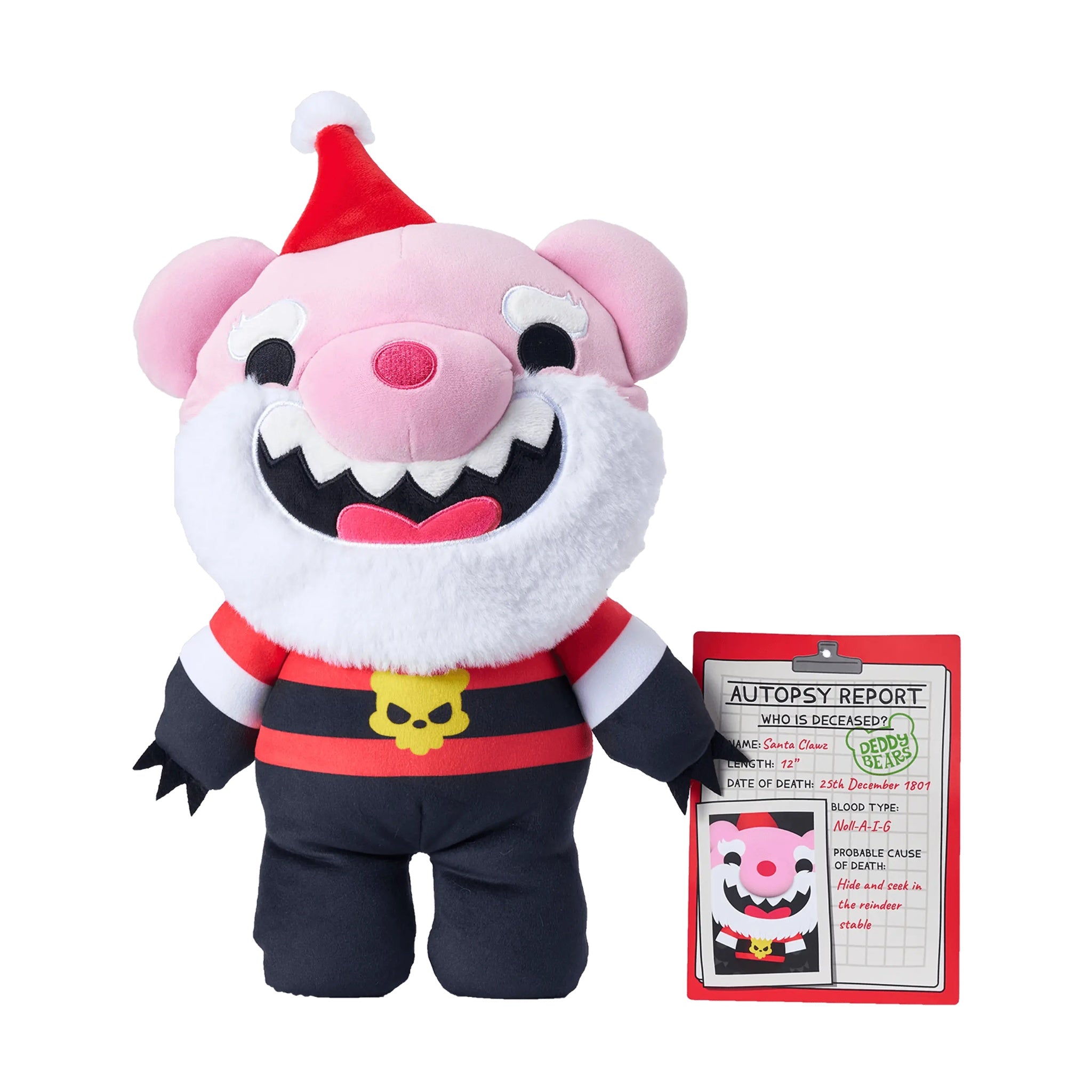 Deddy Bears Santa Clawz Large Plush | A Frightfully Festive Cuddle