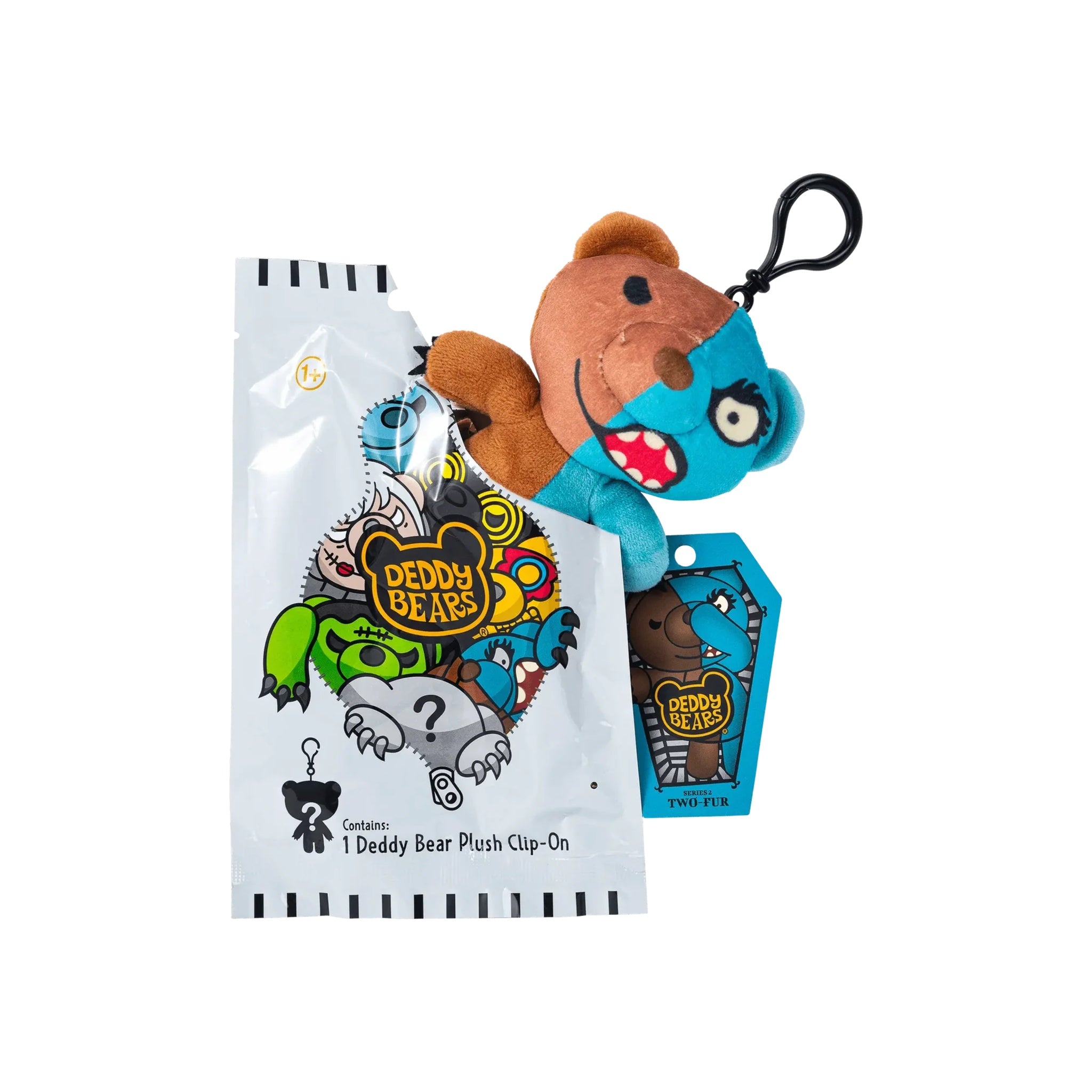 Deddy Bears Series 2 Mystery Blind Bag | Spooky Clip-On Plush