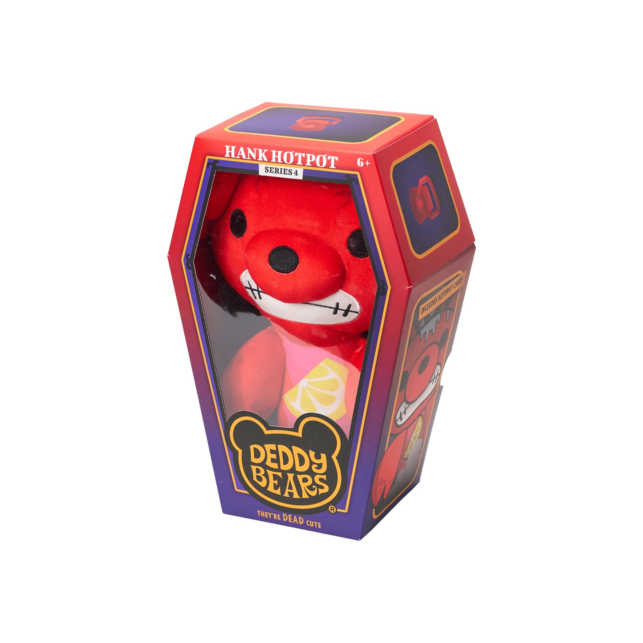 Deddy Bears Hank Hotpot 30 cm Large Coffin Plush | The Unstoppable Crab