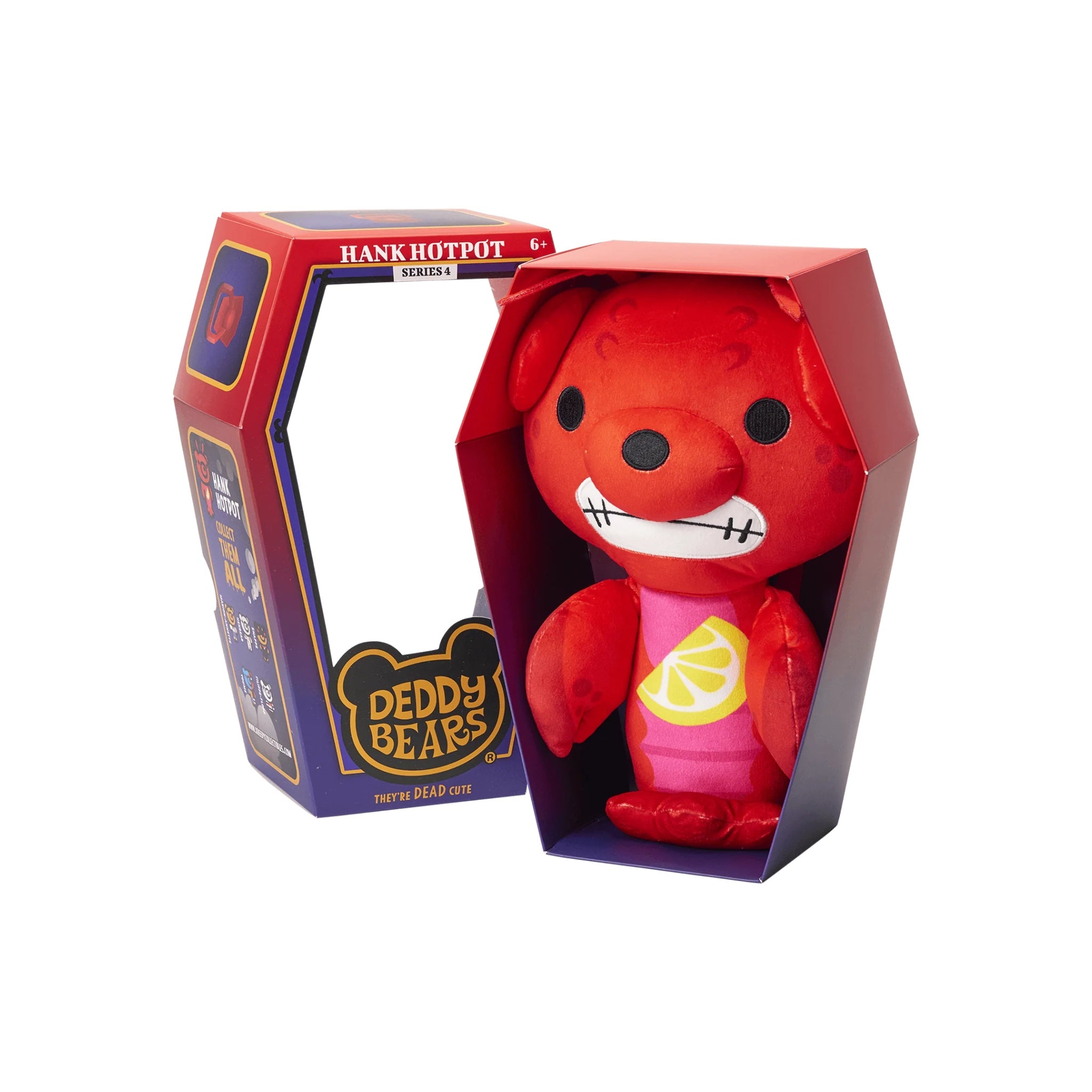 Deddy Bears Hank Hotpot 30 cm Large Coffin Plush | The Unstoppable Crab