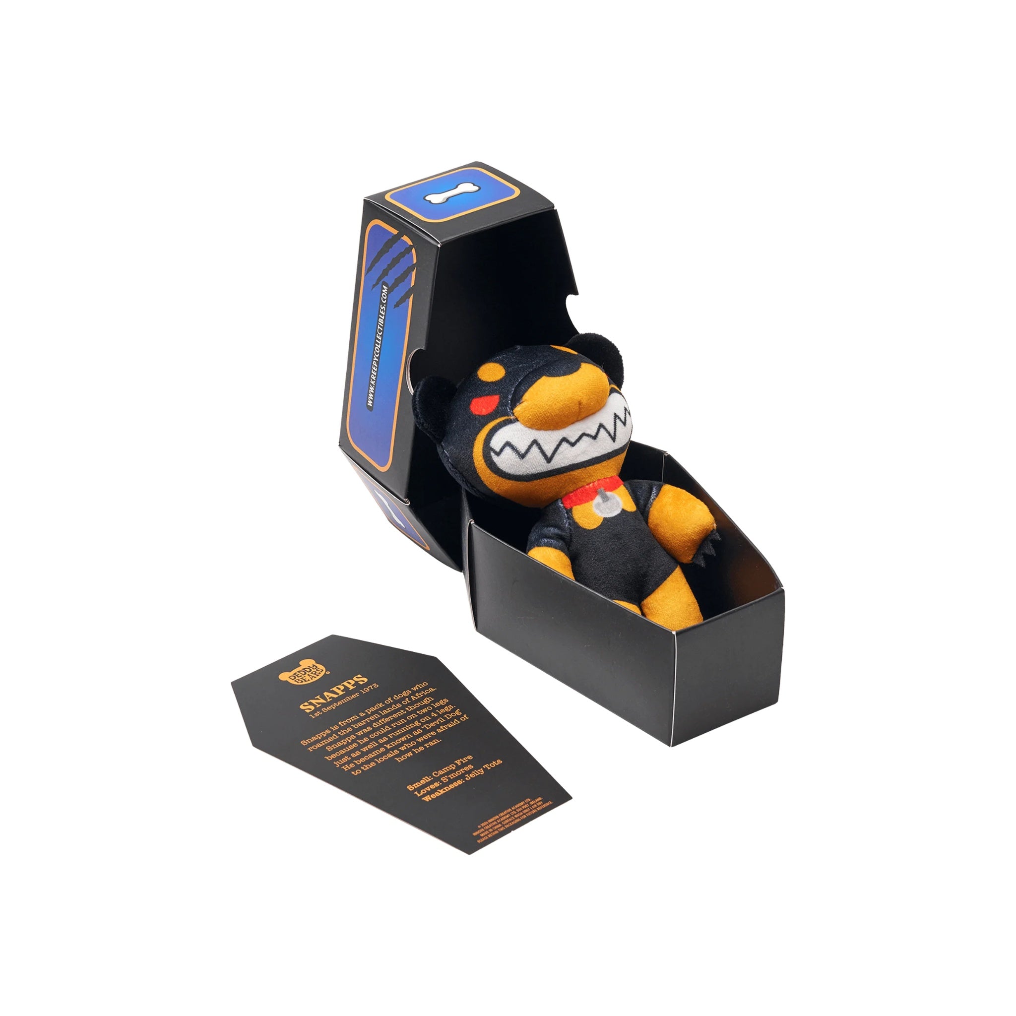 Deddy Bears Snapps 30 cm Large Coffin Plush | The Devil Dog