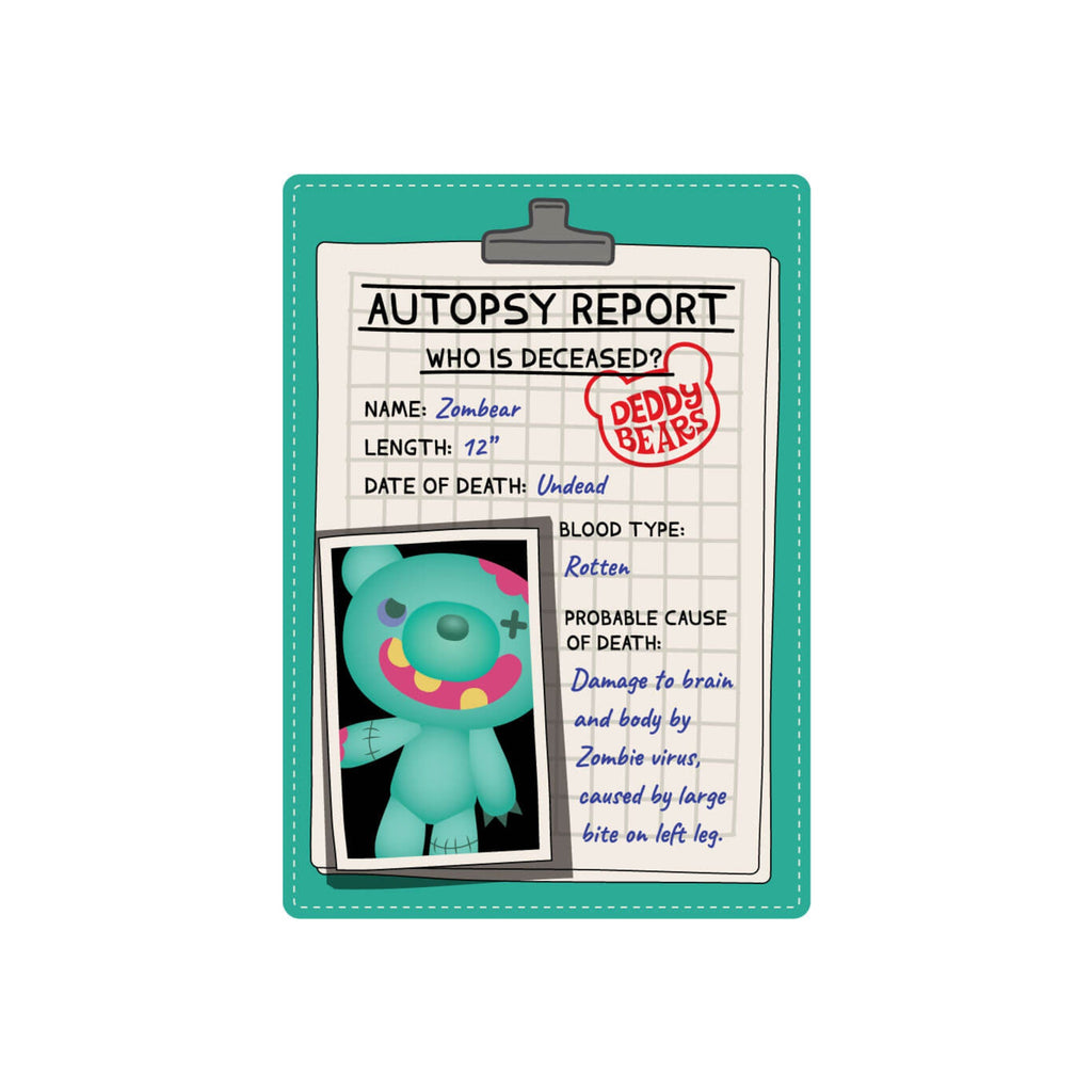 Deddy Bears Zombear 30 cm Large Plush | The Undead Icon