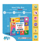 Ditty Bird First 100 Words Sound Board Book