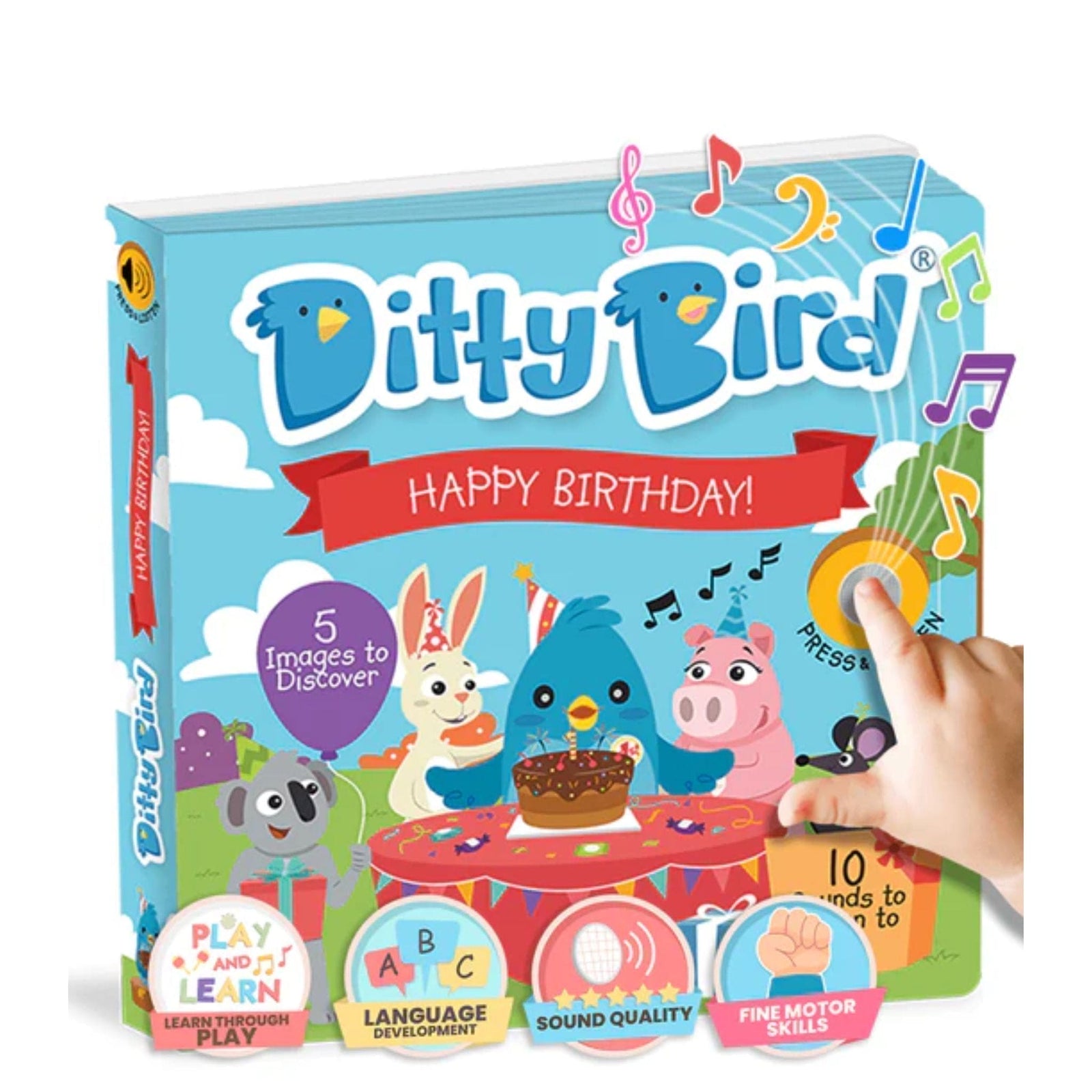 Ditty Bird Happy Birthday Sound Board Book