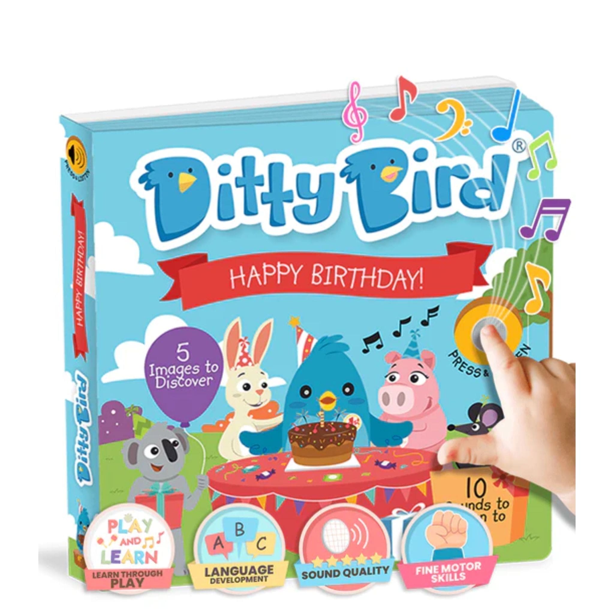 Ditty Bird Happy Birthday Sound Board Book