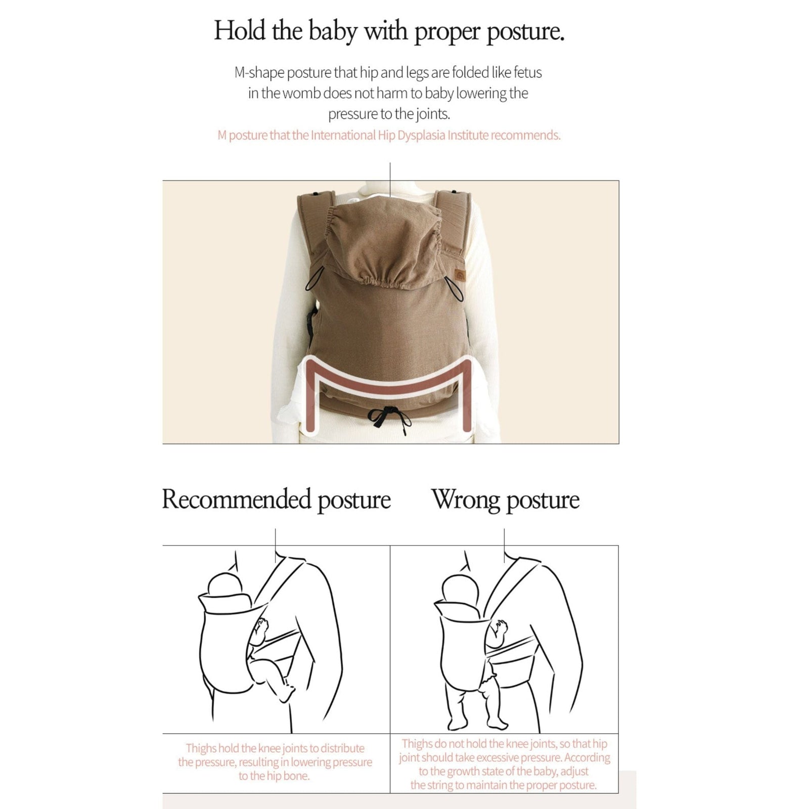 DMANGD Illi Baby Carrier Ver.2 | Ultra-Light Ergonomic Support