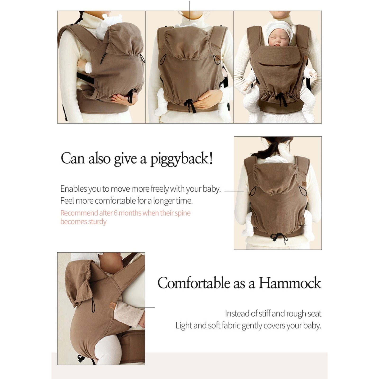 DMANGD Illi Baby Carrier Ver.2 | Ultra-Light Ergonomic Support