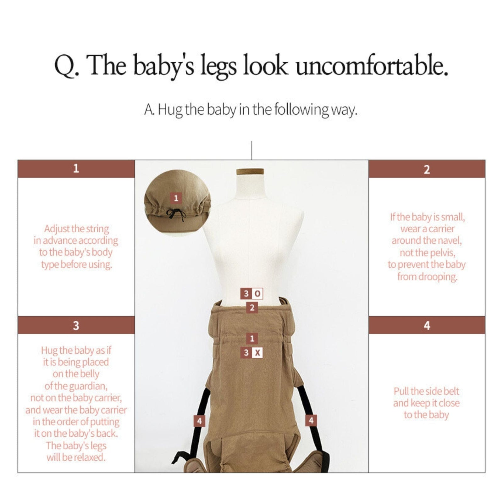 DMANGD Illi Baby Carrier Ver.2 | Ultra-Light Ergonomic Support