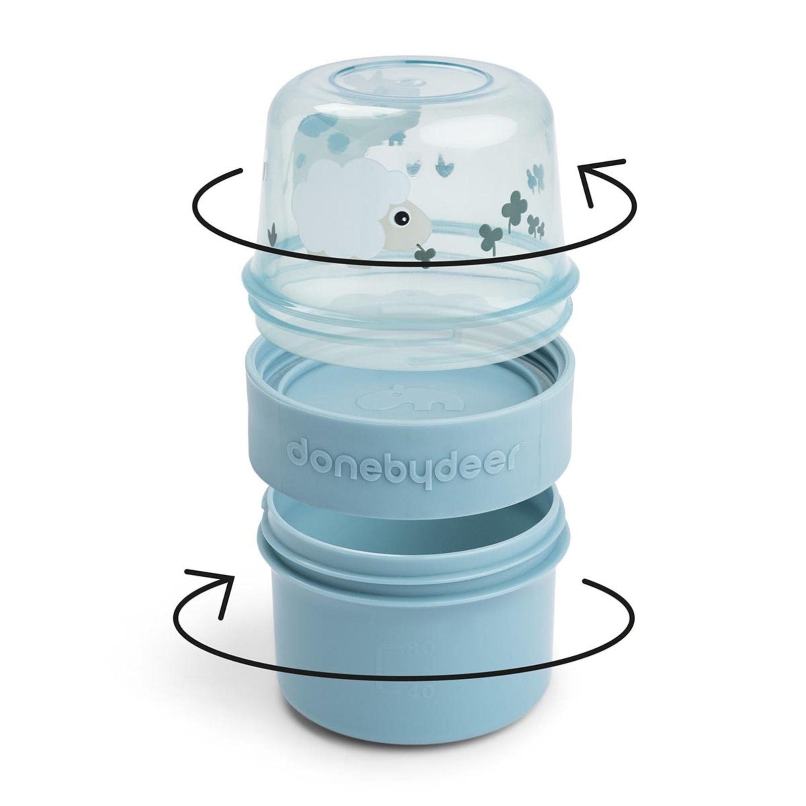 Done by Deer To Go 2-Way Snack Container | Tiny Farm