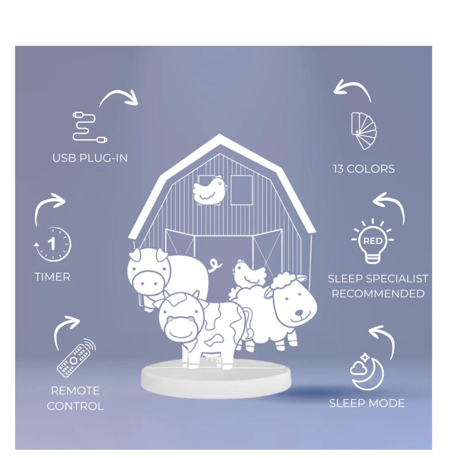Duski Dream Night Light | Plug-in Design