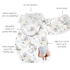 embé Transitional Short Sleeve Disperse 2-Way Swaddle Sack (3-6 months)