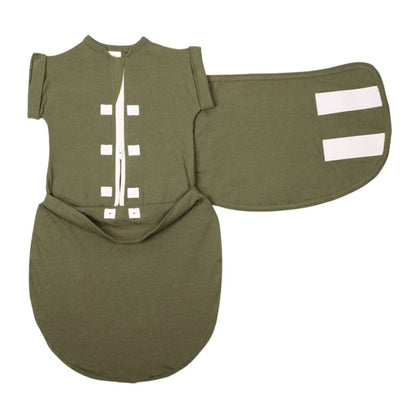 embé Transitional Short Sleeve Moss 2-Way Swaddle Sack (3-6 months)
