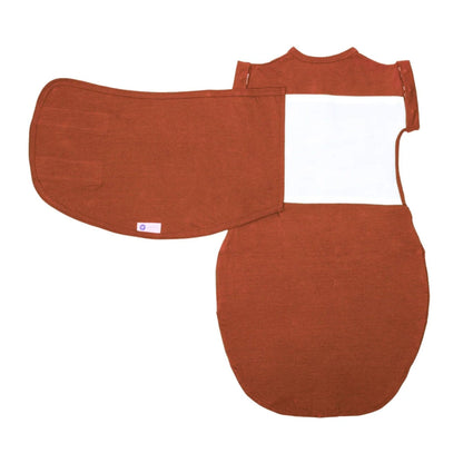 embé Transitional Short Sleeve Rust 2-Way Swaddle Sack (3-6 months)