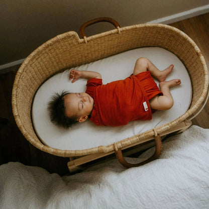 embé Transitional Short Sleeve Rust 2-Way Swaddle Sack (3-6 months)