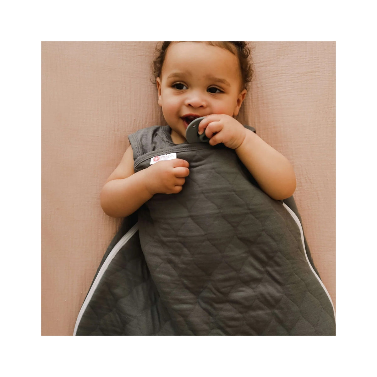 Embé Laylo DUO Sleeper Sack (Sheet + Comforter) 6-24 Months - Charcoal