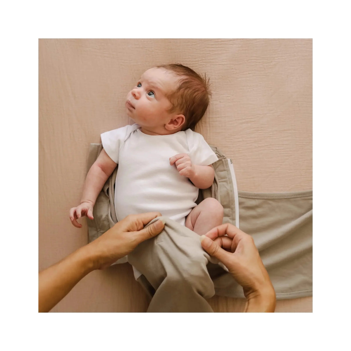 Embé Arms-In Starter Swaddle Wrap 0-3 Months - Chai