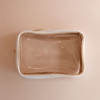 Fox & Fallow Cosmetic Bag - Corsica - mellow orange/sand