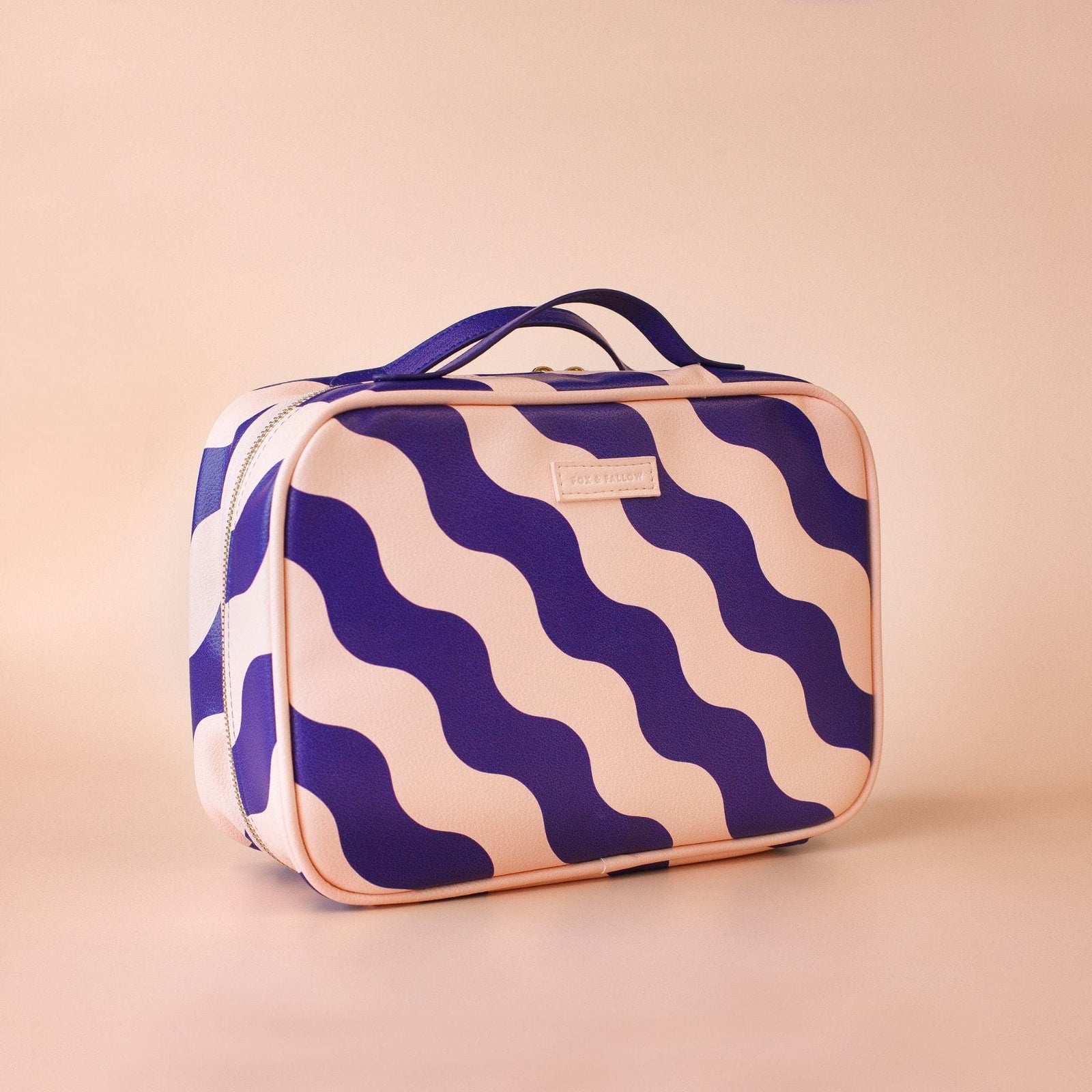Fox & Fallow 2-in-1 Cosmetic Bag with Removable Travel Pouch