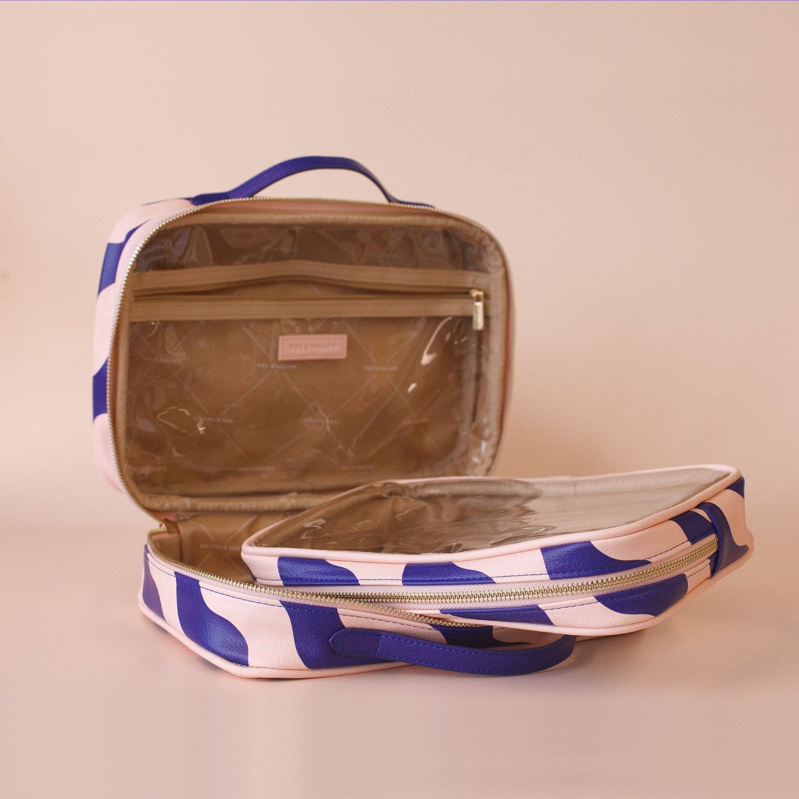 Fox & Fallow 2-in-1 Cosmetic Bag with Removable Travel Pouch