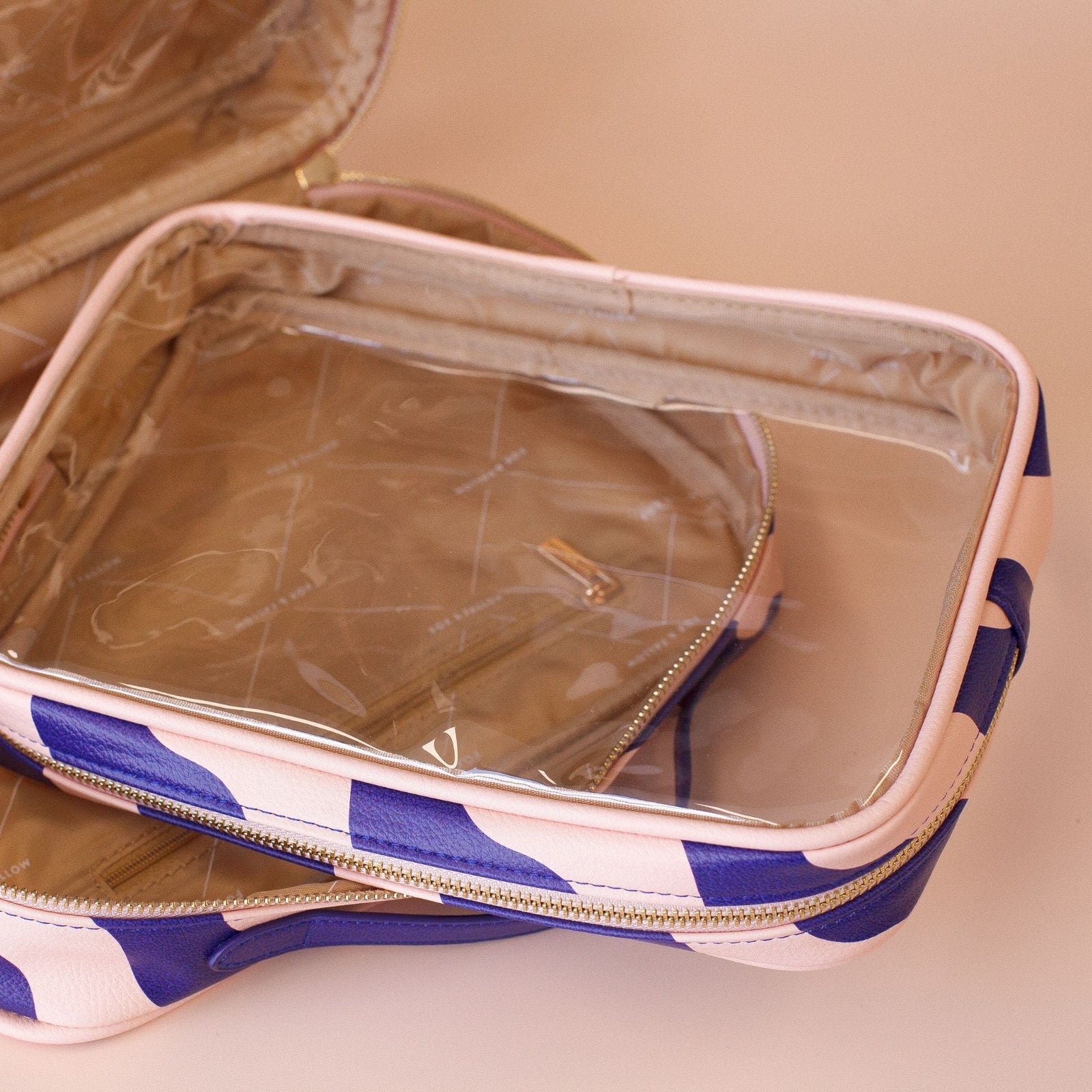 Fox & Fallow 2-in-1 Cosmetic Bag with Removable Travel Pouch