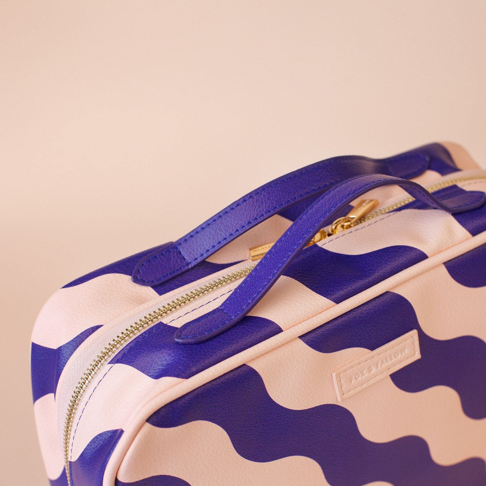 Fox & Fallow 2-in-1 Cosmetic Bag with Removable Travel Pouch
