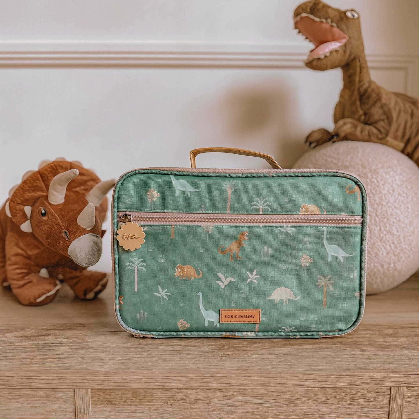 Fox & Fallow Kids Insulated Lunch Bag - Dinos