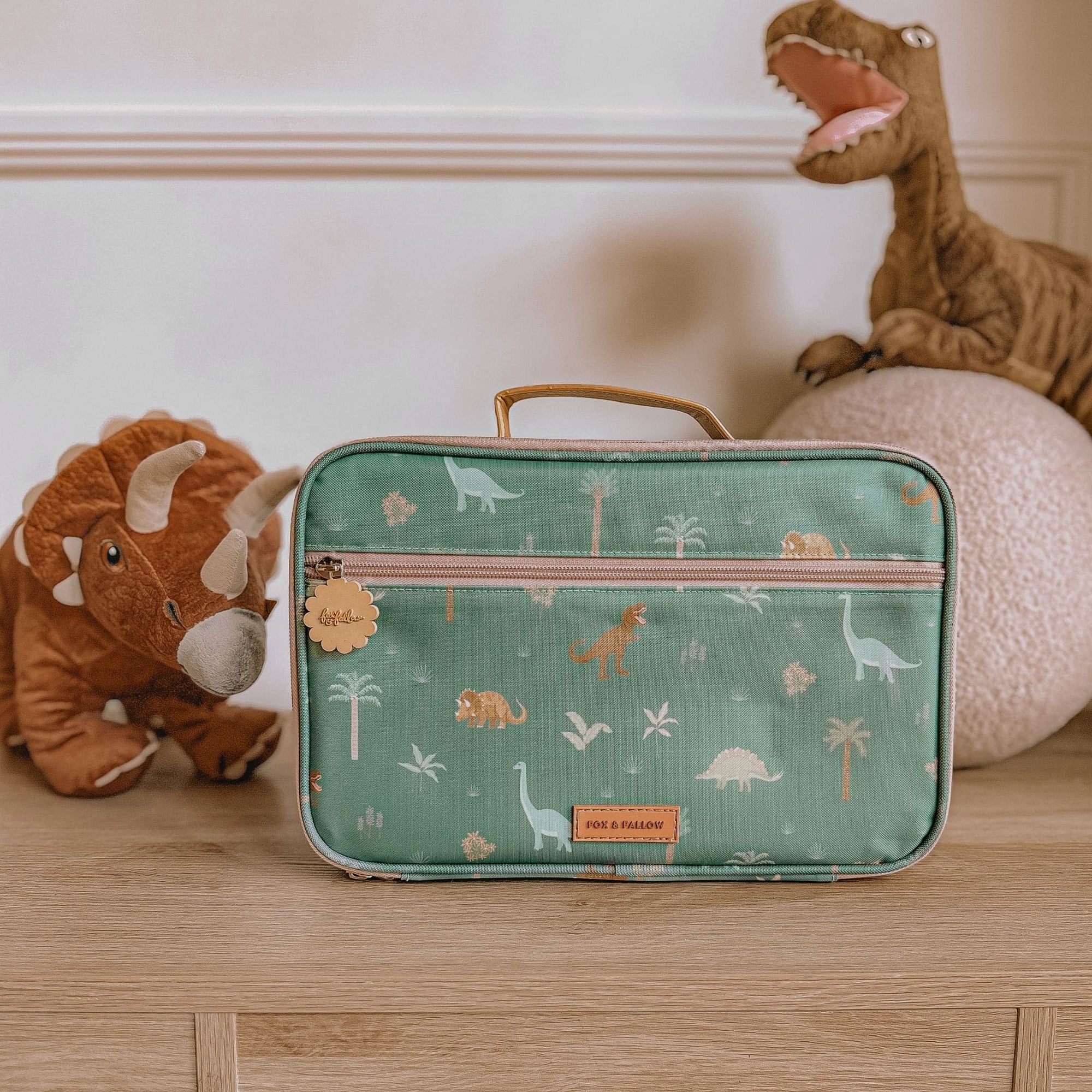 Fox & Fallow Kids Insulated Lunch Bag - Dinos