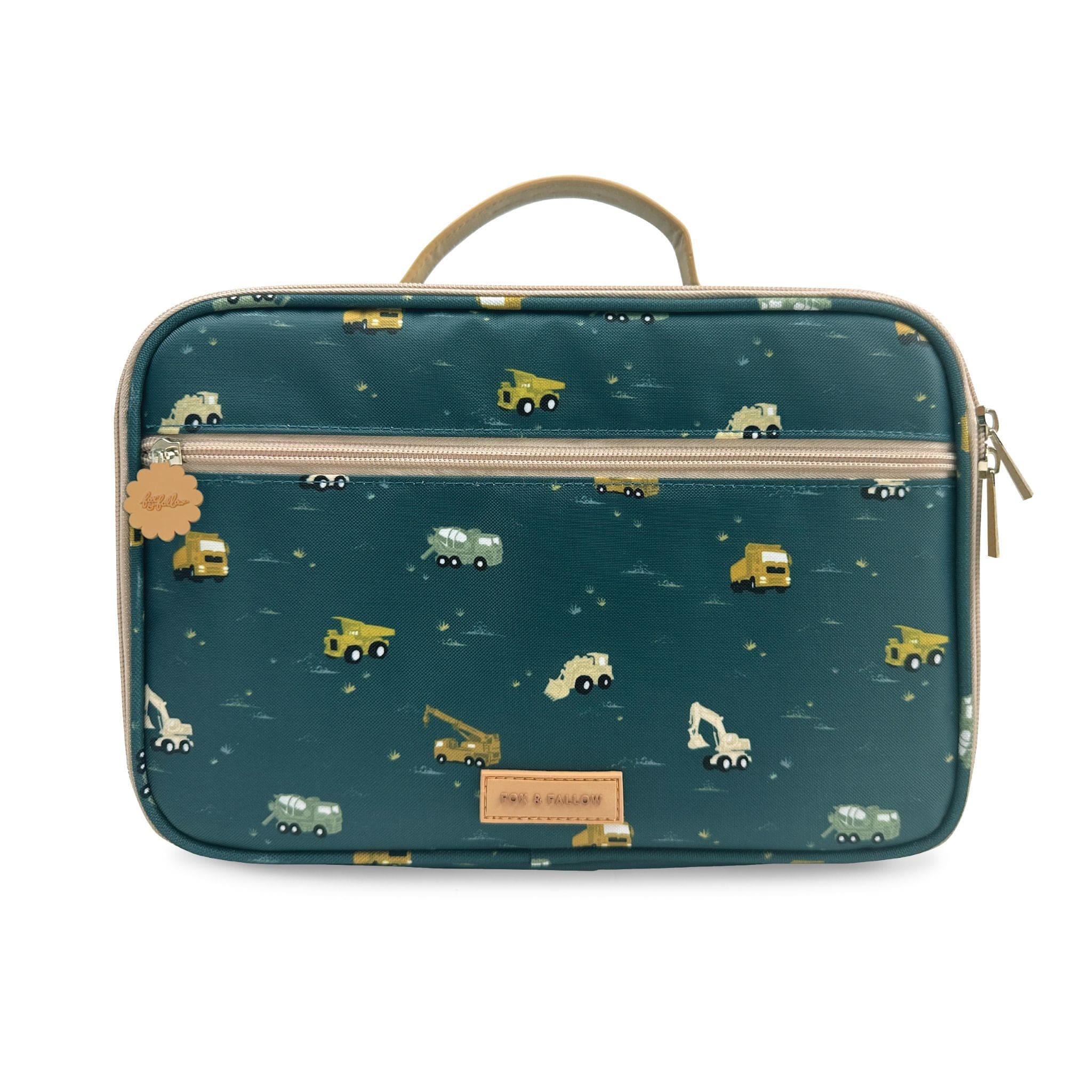 Fox & Fallow Kids Insulated Lunch Bag - Trucks