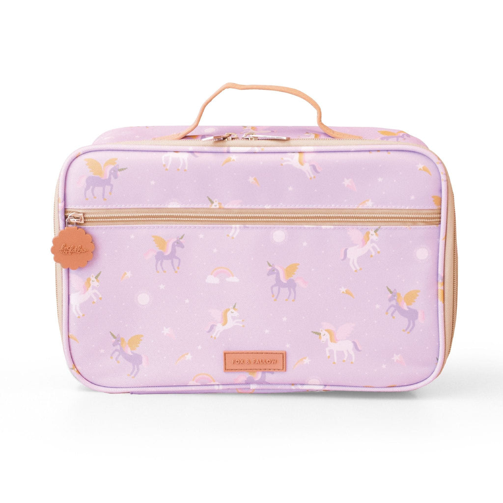 Fox & Fallow Kids Insulated Lunch Bag - Unicorns