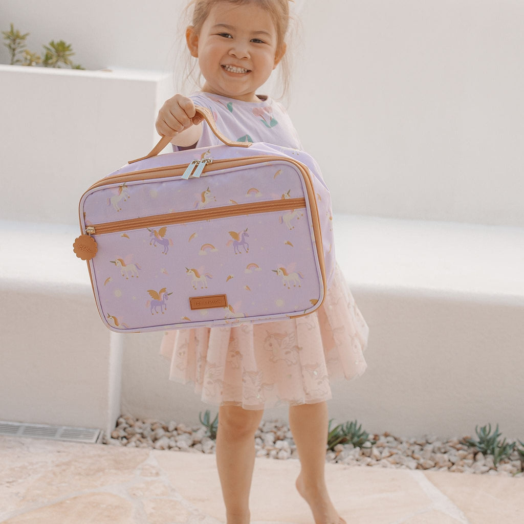 Fox & Fallow Kids Insulated Lunch Bag - Unicorns