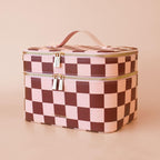 Fox & Fallow 'The Classic' Vanity Case - Cherry Check