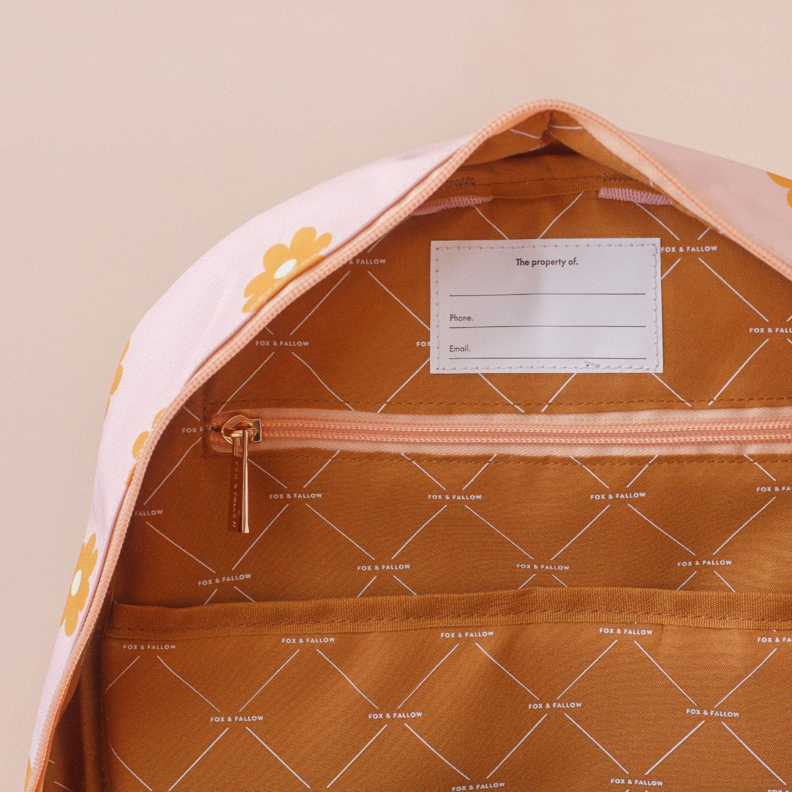 Fox & Fallow Kids Recycled Backpack – Luxe & Planet-Friendly