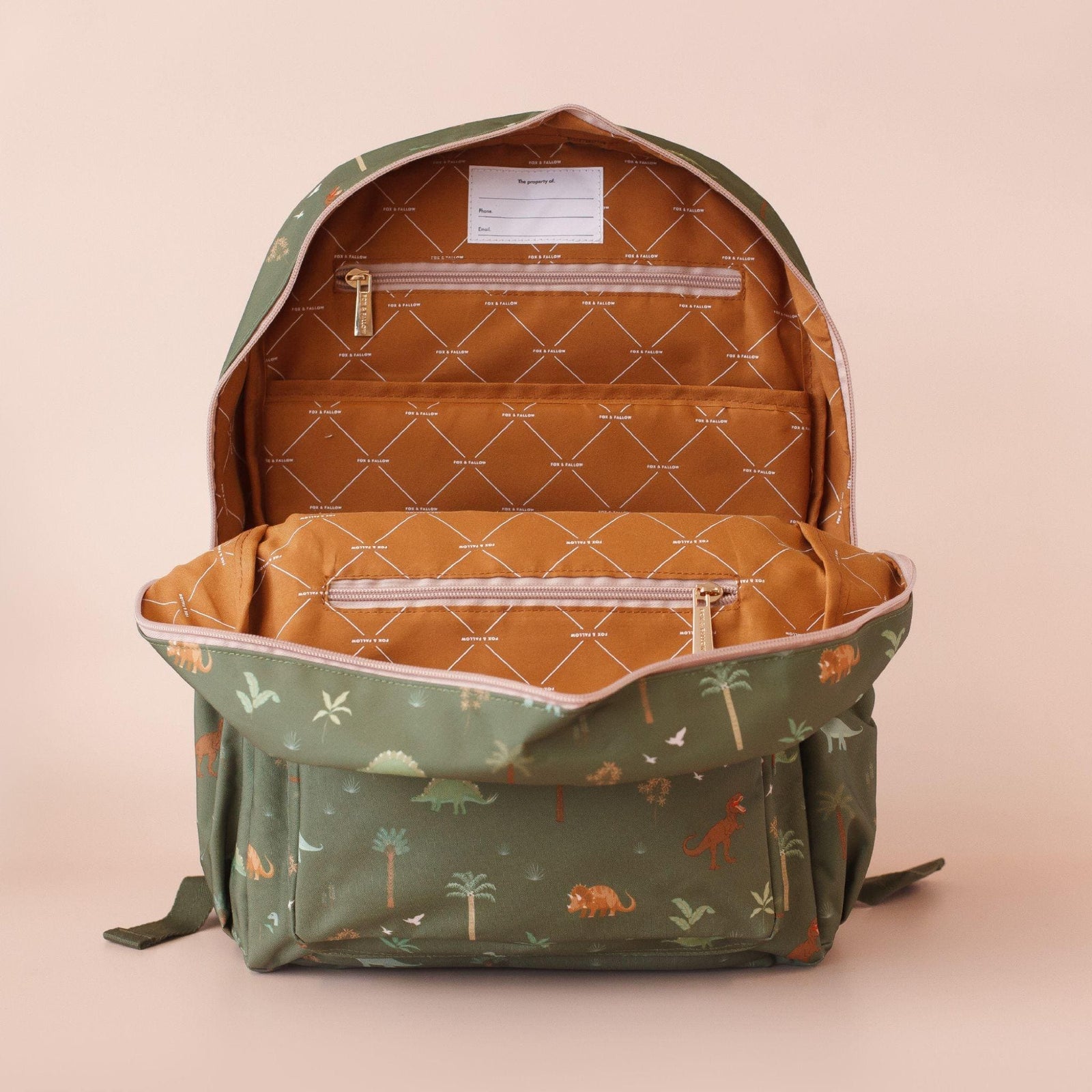 Fox & Fallow Kids Recycled Backpack – Luxe & Planet-Friendly