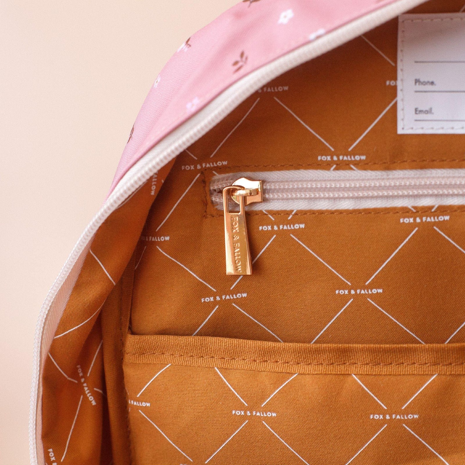Fox & Fallow Kids Recycled Backpack – Luxe & Planet-Friendly