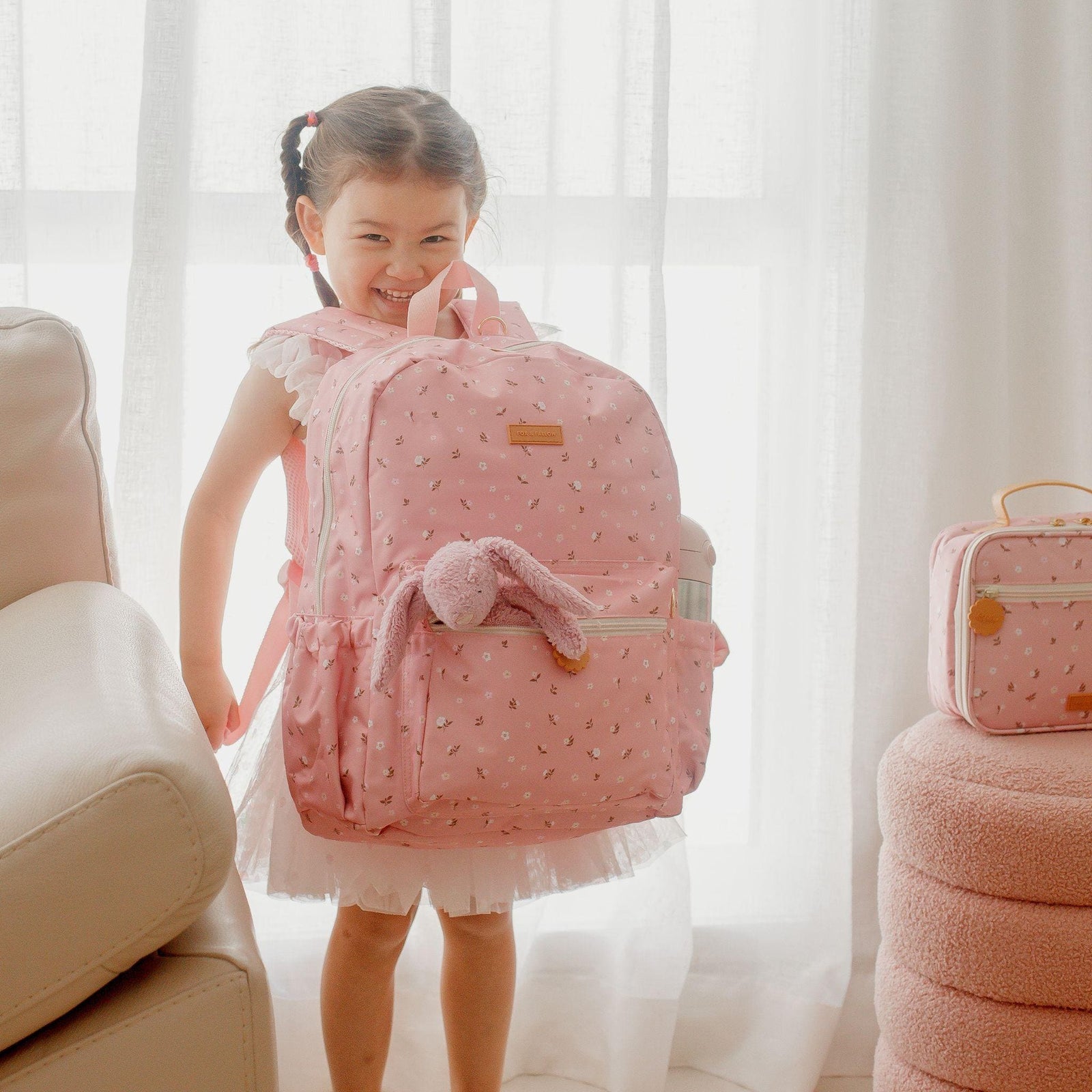 Fox & Fallow Kids Recycled Backpack – Luxe & Planet-Friendly